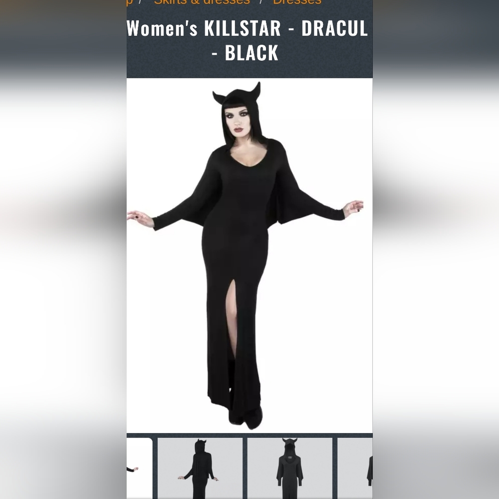 Killstar Dracul Maxi Dress XL